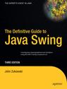 Front cover of The Definitive Guide to Java Swing