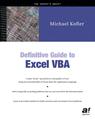 Front cover of Definitive Guide to Excel VBA