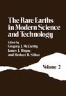 Front cover of The Rare Earths in Modern Science and Technology