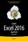 Front cover of Learn Excel 2016 for OS X