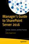 Front cover of Manager’s Guide to SharePoint Server 2016