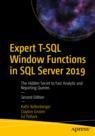 Front cover of Expert T-SQL Window Functions in SQL Server 2019