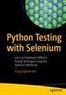 Front cover of Python Testing with Selenium