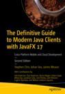 Front cover of The Definitive Guide to Modern Java Clients with JavaFX 17