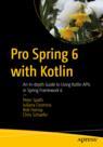 Front cover of Pro Spring 6 with Kotlin