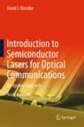 Front cover of Introduction to Semiconductor Lasers for Optical Communications