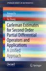Front cover of Carleman Estimates for Second Order Partial Differential Operators and Applications