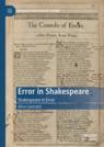 Front cover of Error in Shakespeare