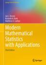 Front cover of Modern Mathematical Statistics with Applications