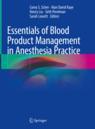 Front cover of Essentials of Blood Product Management in Anesthesia Practice
