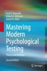 Front cover of Mastering Modern Psychological Testing