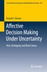 Front cover of Affective Decision Making Under Uncertainty