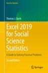 Front cover of Excel 2019 for Social Science Statistics