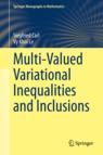 Front cover of Multi-Valued Variational Inequalities and Inclusions