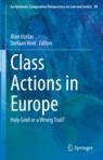 Front cover of Class Actions in Europe