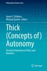 Front cover of Thick (Concepts of) Autonomy