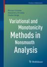Front cover of Variational and Monotonicity Methods in Nonsmooth Analysis