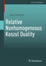 Front cover of Relative Nonhomogeneous Koszul Duality