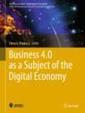 Front cover of Business 4.0 as a Subject of the Digital Economy