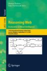 Front cover of Reasoning Web. Declarative Artificial Intelligence