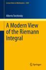 Front cover of A Modern View of the Riemann Integral