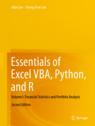 Front cover of Essentials of Excel VBA, Python, and R