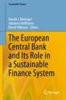 Front cover of The European Central Bank and Its Role in a Sustainable Finance System