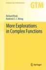 Front cover of More Explorations in Complex Functions