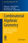 Front cover of Combinatorial Algebraic Geometry