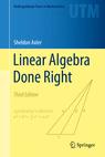 Front cover of Linear Algebra Done Right