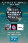 Front cover of Remote Observatories for Amateur Astronomers