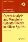 Front cover of Convex Analysis and Monotone Operator Theory in Hilbert Spaces