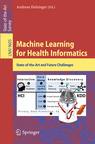 Front cover of Machine Learning for Health Informatics