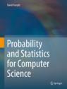 Front cover of Probability and Statistics for Computer Science