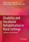 Front cover of Disability and Vocational Rehabilitation in Rural Settings