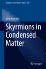 Front cover of Skyrmions in Condensed Matter