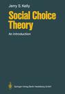 Front cover of Social Choice Theory