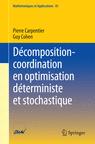 Front cover of Décomposition-coordination en optimisation déterministe et stochastique