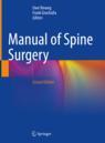 Front cover of Manual of Spine Surgery