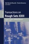 Front cover of Transactions on Rough Sets XXIII