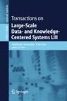 Front cover of Transactions on Large-Scale Data- and Knowledge-Centered Systems LIII