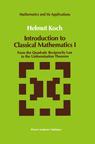 Front cover of Introduction to Classical Mathematics I