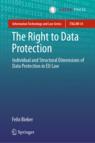 Front cover of The Right to Data Protection