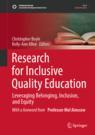 Front cover of Research for Inclusive Quality Education